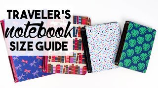 Traveler's Notebook Size Guide