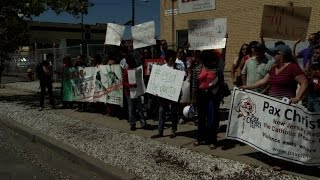 Protesters Rally Against Immigration Detention Quotas