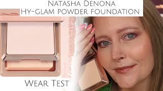 NEW NATASHA DENONA HYGLAM POWDER FOUNDATION 8hr wear test on mature skin