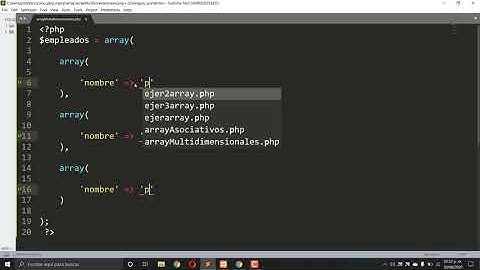 Curso PHP 7 Y MYSQL / Arrays Multidimensional