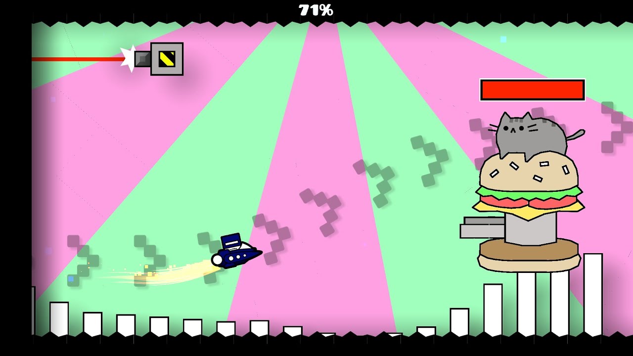 GEOMETRY DASH 2.2 – “mEEyOw” [All Coins] (By Kips)