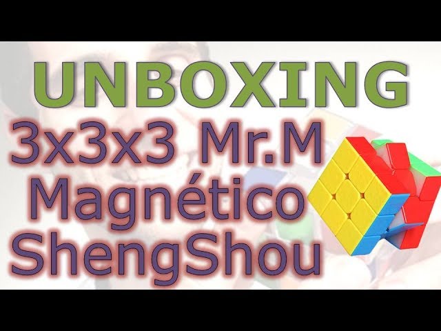 Cubo Mágico Profissional Magnético Mr. M Shengshou