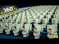 Skibidi Toilet 360° - CINEMA HALL VR/360° ANIMATION | VR/360° Experience