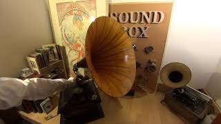 蓄音機で聴く特撮ヒーロー【月光仮面は誰でしょう】SPレコード[Gramophone with old SFX ]