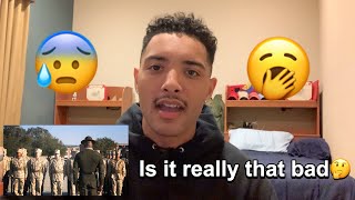 Marine Corps Bootcamp Reaction| Truth revealed| How is Marine Corps Bootcamp?