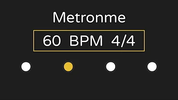 Metronome | 60 BPM | 4/4 Time (with Accent )