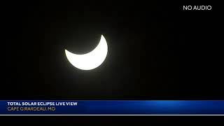 LIVE: Watch the solar eclipse in totality from Cape Girardeau