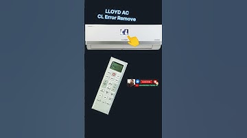 LLOYD AC CL Error Code || CL error problem solved in lloyd ac #lloydac #clerror #cl #error