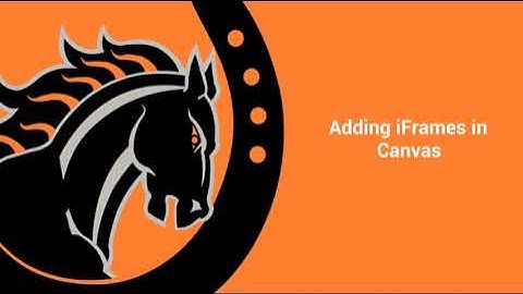 Creating iFrame in Canvas