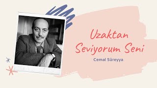 Uzaktan Seviyorum Seni (Cemal Süreya) Şiiri  | Seslendirme/En duygusal şiir/Türkçe en güzel şiirler.