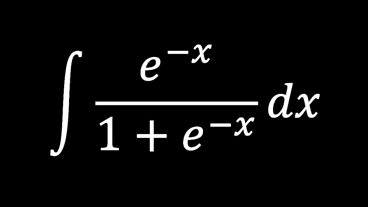Integral Of E x 1 e x By Substitution YouTube integral-of-e-x-1-e-x-by-substitution-youtube