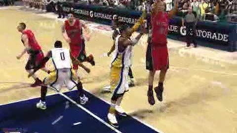 NBA 2K10: My Player Sends The Ball Into The 1st Row