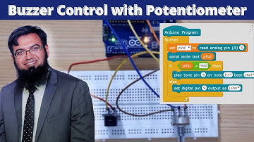 Arduino Tutorial #16: Control Buzzer with Arduino and Potentiometer | Faiz Rasool Online