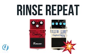 Boss Dm-2W Vs Boss Dd-8 Delay Pedal Tone Compare No Talking
