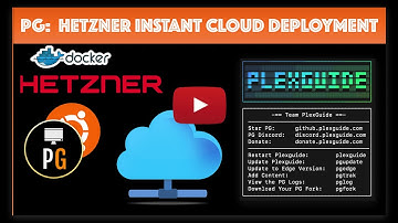 PlexGuide - Hetzner Cloud Generator - HCloud