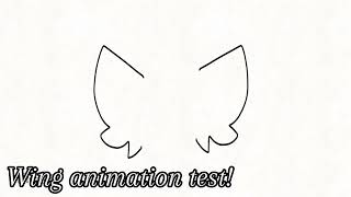 [🪽] wing animation test   💎 #pluto #animation #test #givecredit #freetouse #ilovegod  #mika_kit162