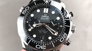 Omega Seamaster Diver 300M Chronograph Dive Watch 210.32.44.51.01.001 | Hands-on Review