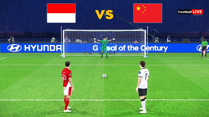 INDONESIA vs CHINA - Penalty Shootout - FIFA World Cup 2026 Qualifiers | eFootball PES Gameplay