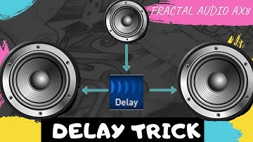 Wide Stereo Effect for Guitar using Delay (Fractal Audio AX8)