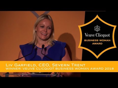 Veuve Clicquot Business Woman Award 2018 Winner - Liv Garfield, CEO, Severn Trent