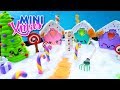 DIY Miniature Christmas Candyland KAWAII for dollhouse winter garden