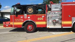 Hometown Fire Department, Ambulance #471 and Engine #466 Responding