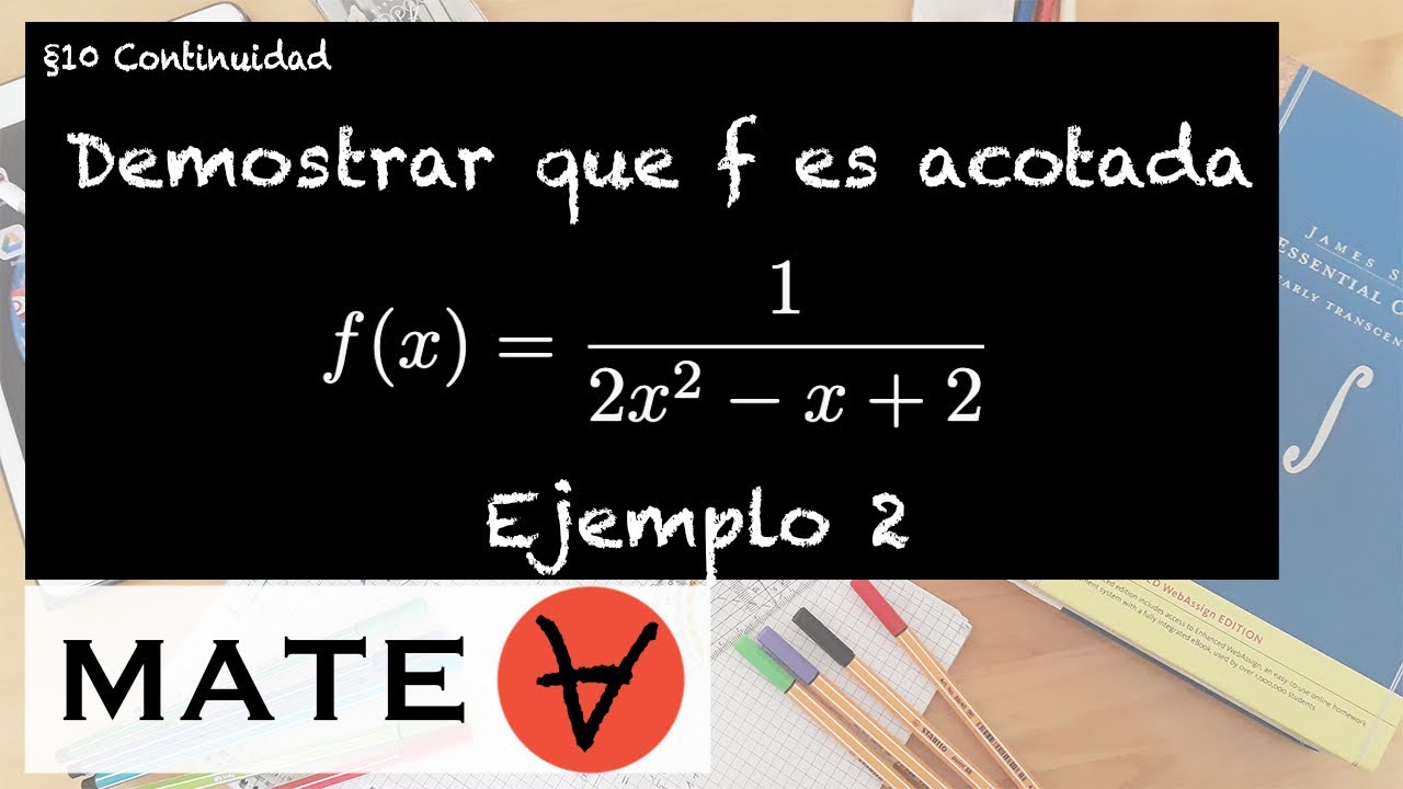 Función acotada Ejemplo # 2