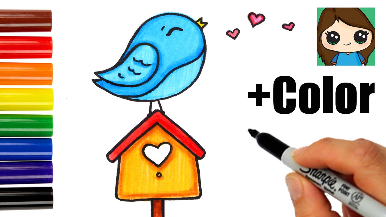 Featured image of post Bird Drawing For Kids Cute / Two cute baby and a bird.