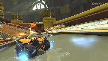 Wii U - Mario Kart 8 - (DS) Tick-Tock Clock Lightning Cup 50cc - Daisy