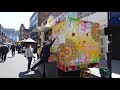 Indian Street Food: Dahi Puri, Paneer Kathi Roll at "Curry On Naanstop" Mobile Kitchen Truck, London