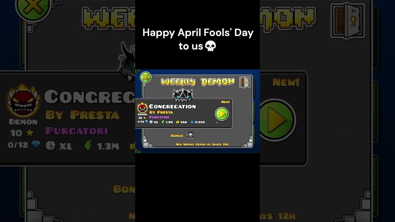 Congregation In Weekly Demon Geometrydash Geometrydash22