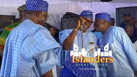 K1 DE ULTIMATE ACCEPTED OGOGO AS IN LAW WHILE SHEFIU  ALAO JOINS HIM ON STAGE