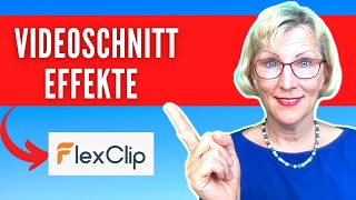 Video bearbeiten & Effekte hinzufügen (Flexclip)