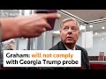 Sen. Graham says he will not comply with Georgia Trump probe