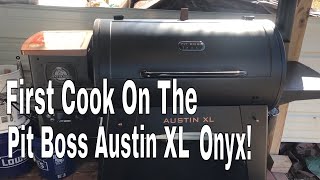 First cook on the Pit Boss Austin XL Onyx: Unleashing the flavor