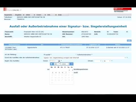 Video-Tutorial Registrierkassen-Anmeldung bei FinanzOnline Teil 4