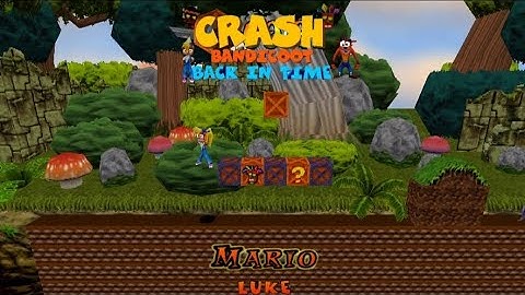 Crash Bandicoot - Back In Time Fan Game: Custom Level: Mario 1-1 By Luke