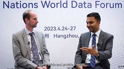 UN World Data Forum 2023 - Interview Corner (Gayan Peiris, UNDP