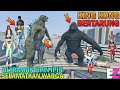 KING KONG BERTARUNG LAWAN GODZILLA, ULTRAMAN UPIN IPIN SELAMATKAN WARGA - GTA 5 BOCIL SULTAN