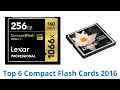 6 Best Compact Flash Cards 2016
