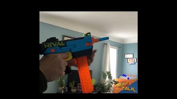 MODIFIED Nerf Rival Fate - With The WORKER Half Dart Mod Kit - FIRING Demo!  #shorts #nerf #nerfmod