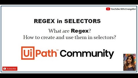 Regex in Selectors | How to deal with Regex in UiPath | Dynamic Selectors | UiPath