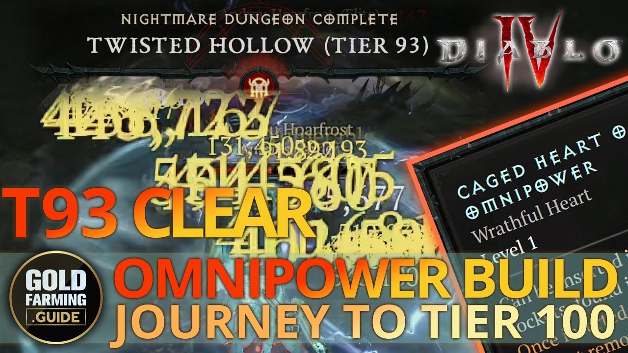 Diablo 4 Patch 1.1.1 Omnipower Chain Lightning Perma Stun Build T93 NM ...
