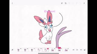 Espeon x Sylveon hates Umbreon mini movie (Gift for Gaby star game Syspeon Channel) ( Lesbian )