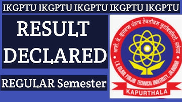 IKGPTU RESULT DECLARED