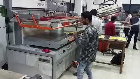 EASIPRINT M2 Series MOTORIZED VERTICAL LIFT Screen Printing Machine by UNITECH