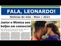 Beijo de Junior e Mônica, Xororó feat. Jr, e Mar Aberto na casa da Sandy - NOTÍCIAS DO MÊS MAIO/2021