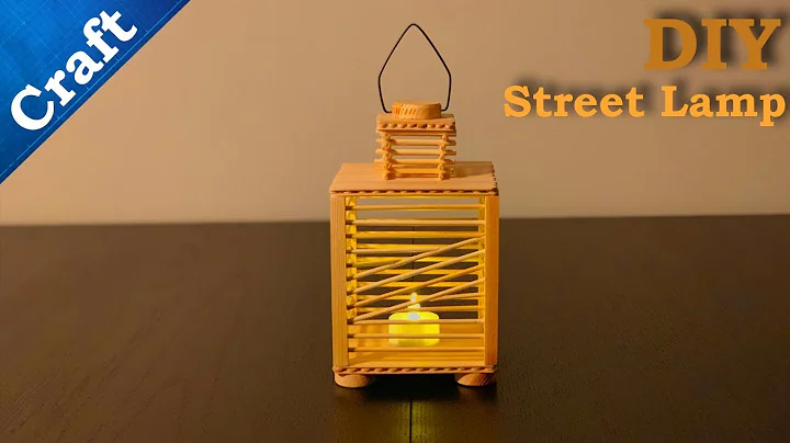 Do it yourself crafts ideas || How to make IceCream Sticks Street Lamp