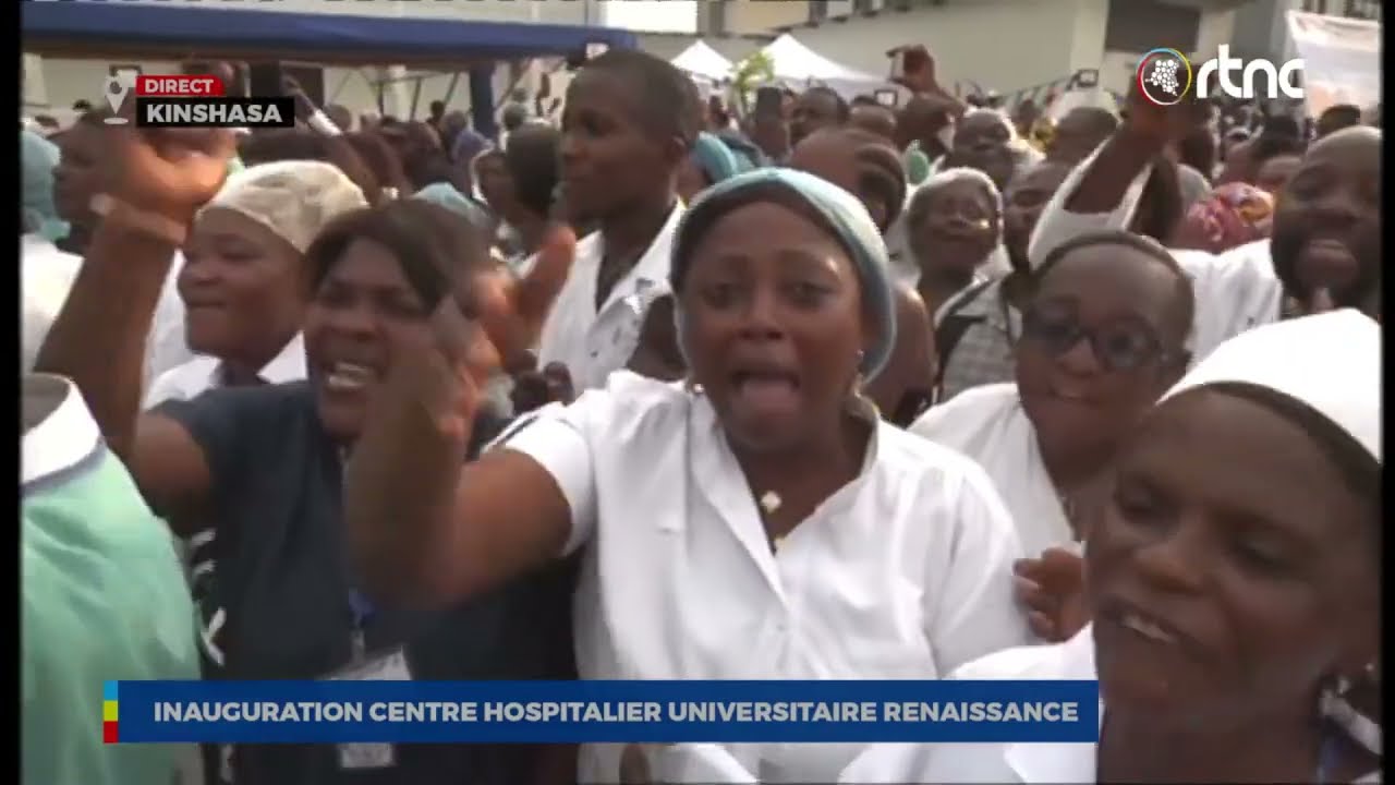 INAUGURATION DE L'HOPITAL DE REFERENCE DE KINSHASA ( MAMA YEMO )