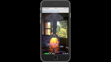 Realidad Aumentada en iOS11 con ARkit: Cohete en mi Estudio
